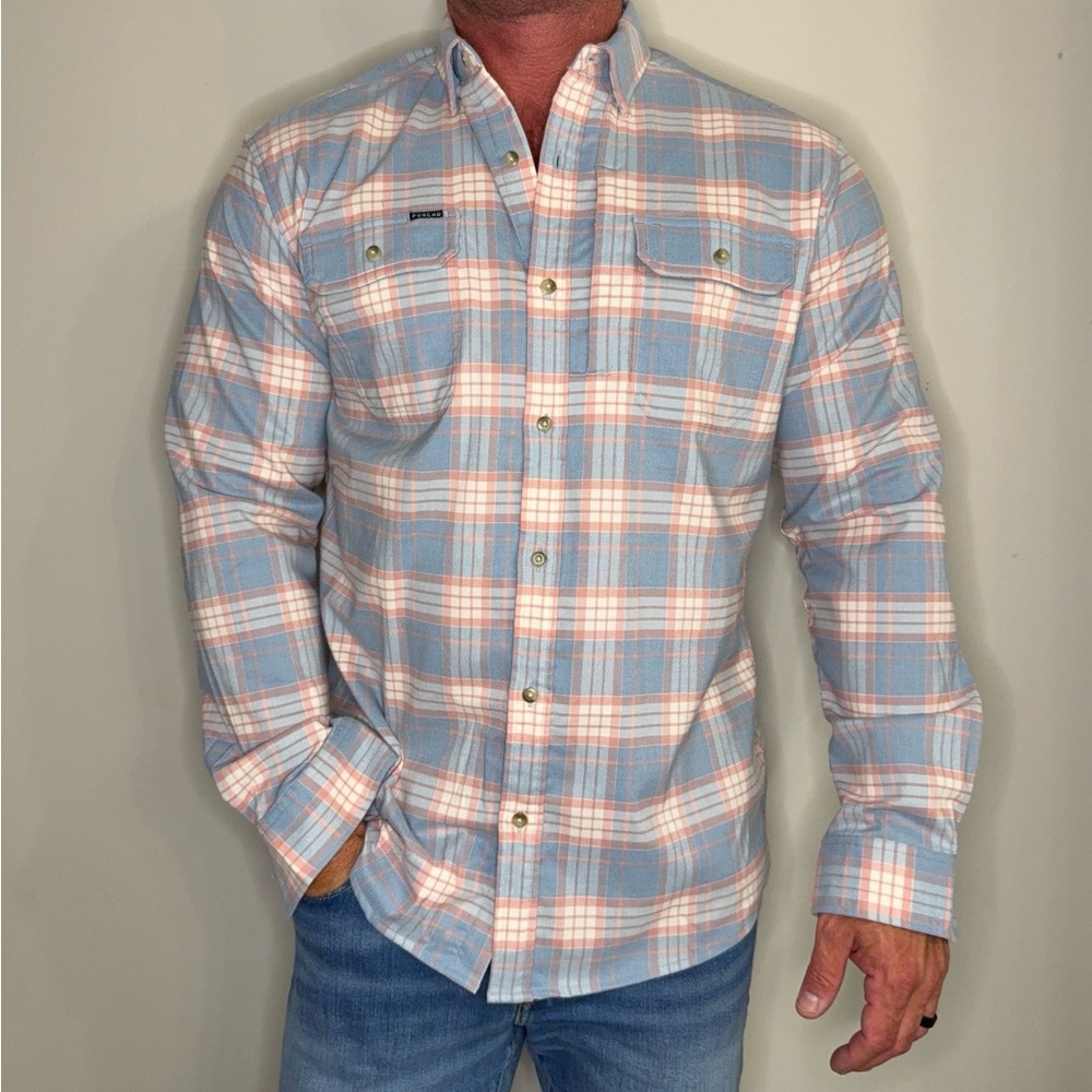 Poncho flannel shirt